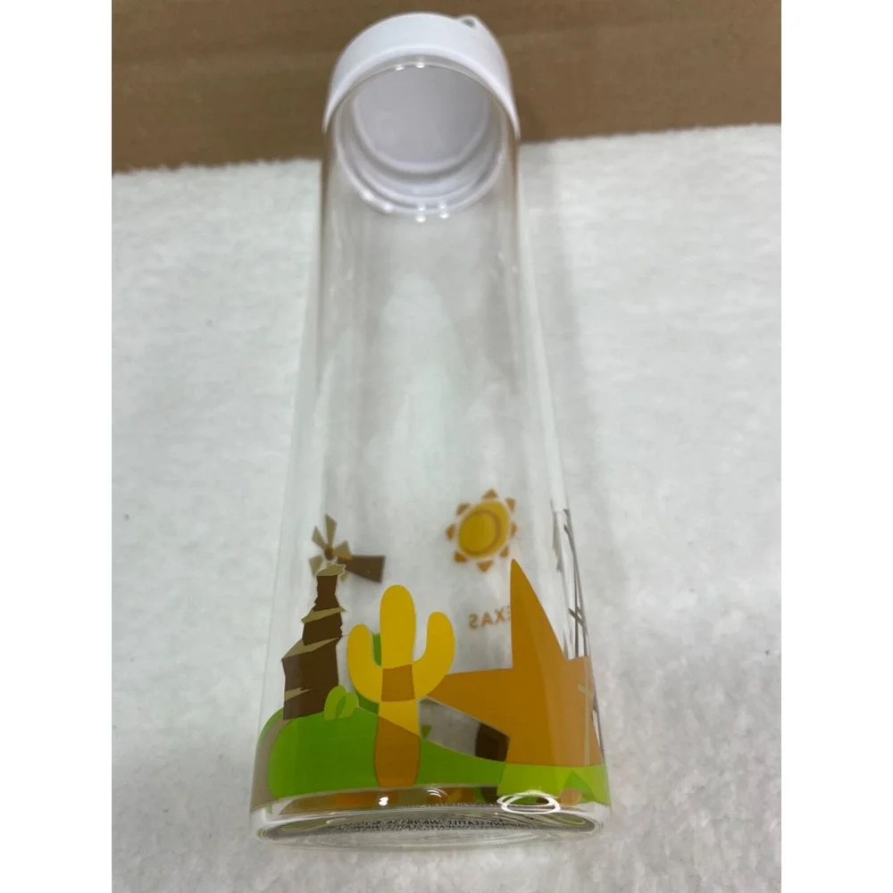 Starbucks‎ Texas Glass Bottle 'You Are Here Collection' NWOT